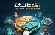 五大工科怎么选？计算机、电子信息、电气、自动化、机械全解析