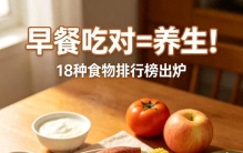 早餐吃对=养生！18种食物排行出炉