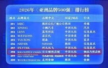 2026亚洲品牌500强出炉：日日顺连续六年上榜