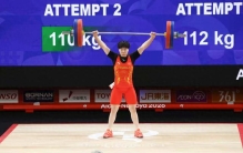 刷新世界纪录！杨柳月获亚运会举重女子61公斤级金牌