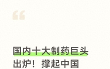 国内十大制药巨头出炉！撑起中国医药产业半壁江山每家都有硬实力