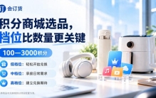 积分商城100到3000档位，实物和权益该怎么搭配？