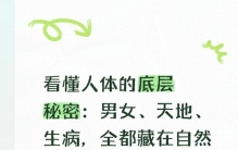看懂人体的底层秘密：男女、天地、生病，全都藏在自然规律里
