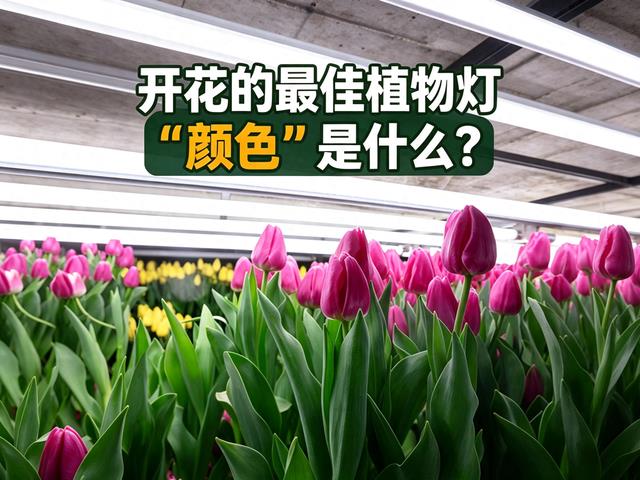 什么颜色的LED植物补光灯最适合植物开花?