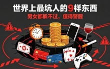 世界上最坑人的9样东西，男女都躲不过