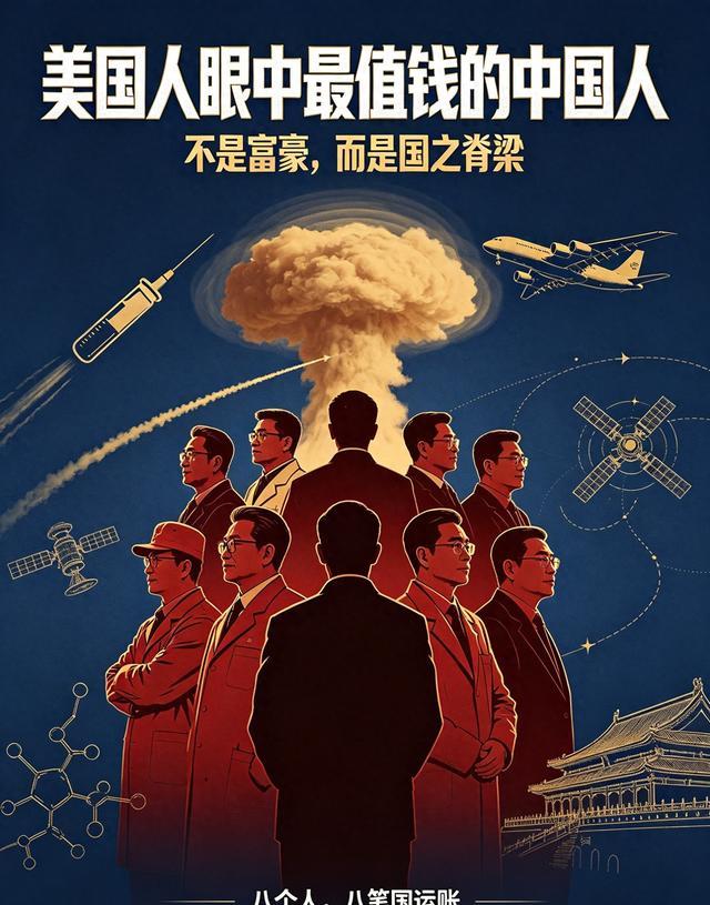 美国人眼中最值钱的8个中国人,不是富豪,是国之脊梁