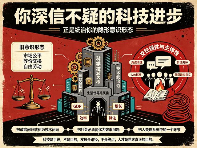 你深信不疑的“科技进步”,正是统治你的隐形意识形态