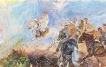 “左脚”连环画，“右脚”油画，用一生画一部长征史诗