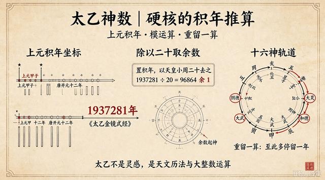 古代最高级的天文算法：太乙积年推算，精确到个位的百万级数据