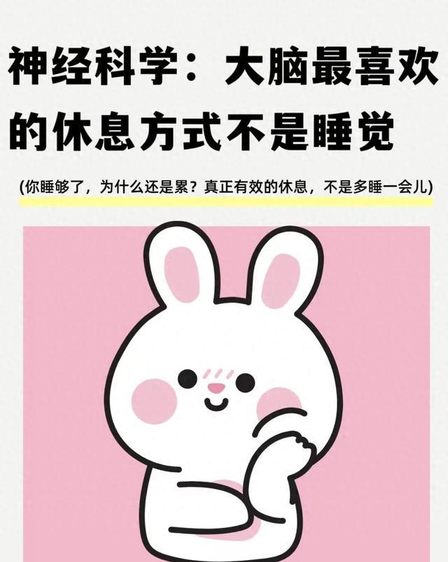神经科学证实:大脑最喜欢的休息并不是睡觉!