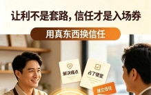 想赚别人钱，要从先吃亏开始